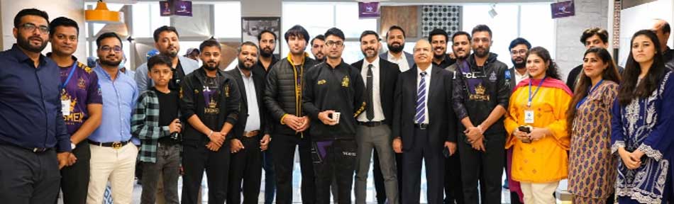 Quetta Gladiators players visit Stile Emporium mharis