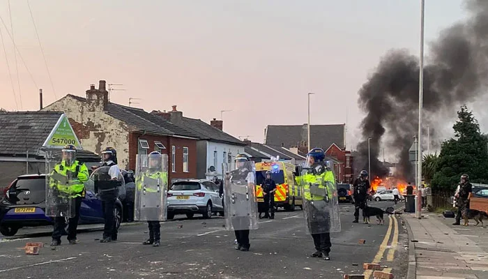 Riots Flare in UK’s Sunderland Mass Stabbing Incident – Newsad