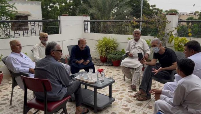 Condolence-visits-for-Syed-Manzar-Naqvi-on-brother's-demise