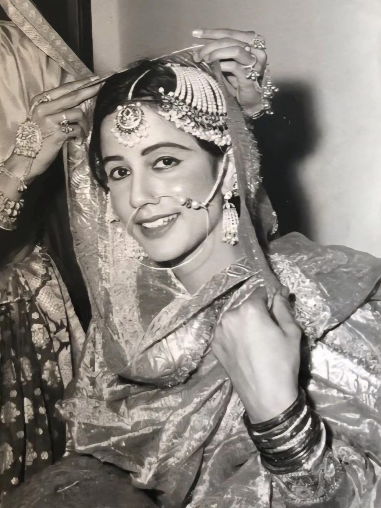 Portrait of Nawabzadi Mehrunissa Begum, wife of Air Marshal Abdur Rahim Khan, symbolizing grace, courage, and the legacy of Rampur royalty.