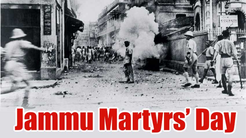 Jammu Martyrs’ Day observed nationwide, calls grow for global intervention Jammu Martyrs’ Day observed nationwide, calls grow for global intervention