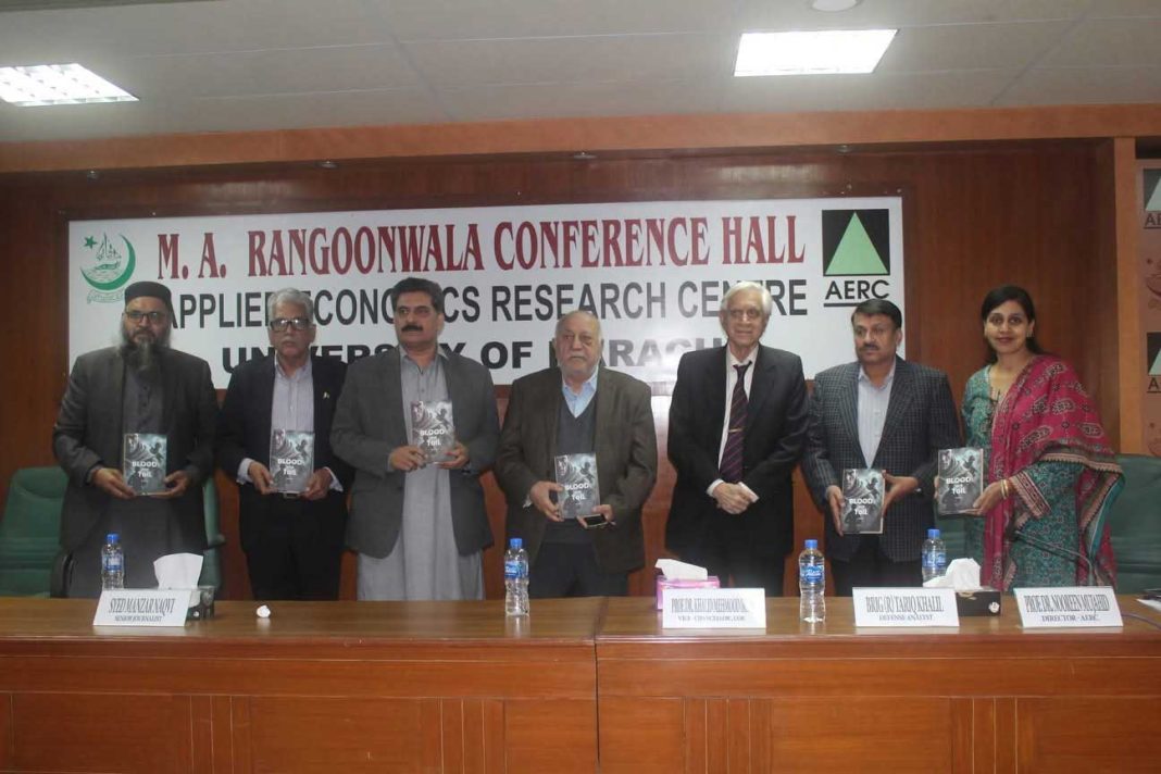 AERC hosts launch of Brig (R) Tariq Khalil’s book Blood & Toil AERC hosts launch of Brig (R) Tariq Khalil’s book Blood & Toil