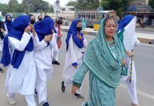 Independence Day rally held in North Nazimabad under DC Taha Saleem