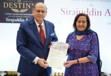 Sirajuddin Aziz, Ameena Saiyid sign agreement for ‘Wings of Destiny’