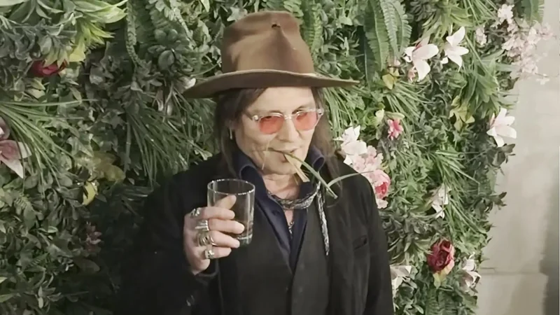 Johnny Depp Draws Attention After Biting Decorative Plant at Las Vegas Party Johnny Depp Draws Attention After Biting Decorative Plant at Las Vegas Party