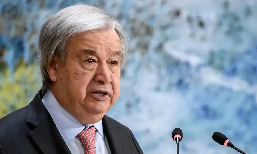 Guterres to Begin Three-Day Pakistan Visit on October 6 Guterres to Begin Three-Day Pakistan Visit on October 6