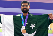 GM Bashir Wins Asian Games Bronze in 25m Rapid Fire Pistol
