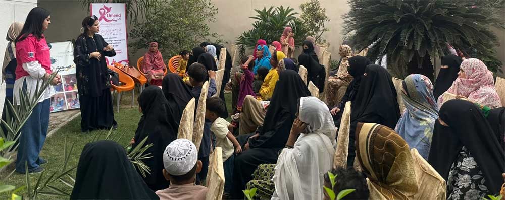 Umeed by LADIESFUND empowers 160 women through breast cancer awareness training at Kohi Goth, Sindh with SHINE Humanity Umeed by LADIESFUND empowers 160 women through breast cancer awareness training at Kohi Goth, Sindh with SHINE Humanity
