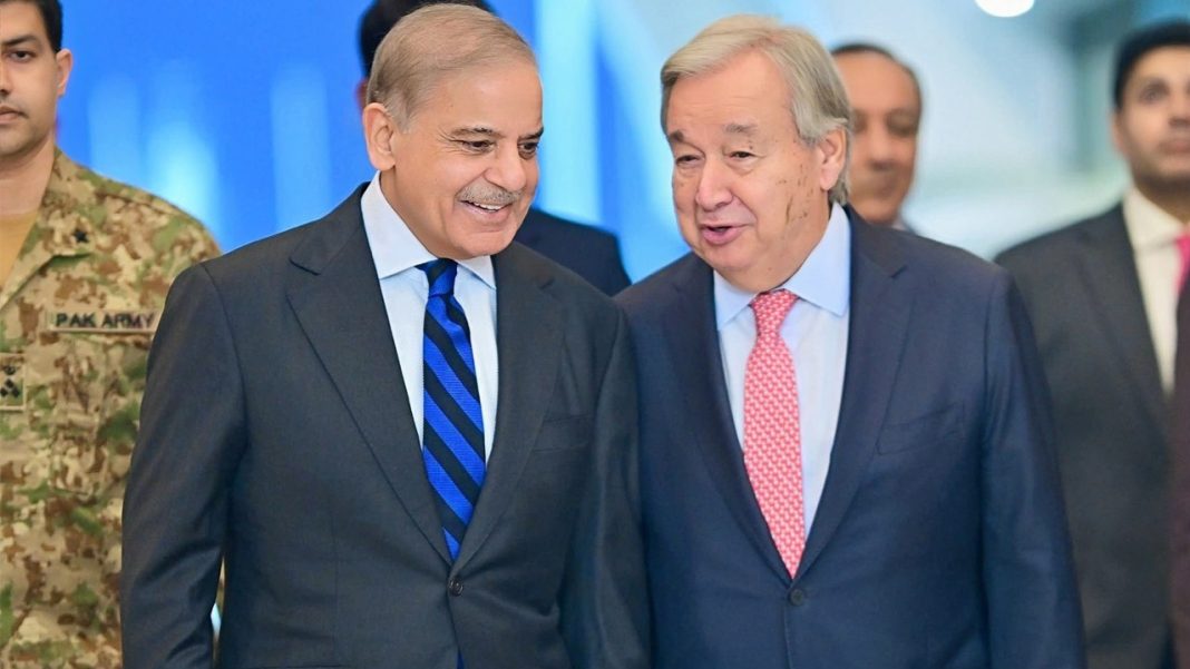 PM Shehbaz, UN Chief Guterres Discuss Regional and Global Issues PM Shehbaz, UN Chief Guterres Discuss Regional and Global Issues